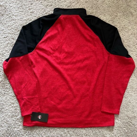 Ohio State Buckeyes NCAA Essential Knit Crewneck Fleece Zip Up Jacket - Picture 4 of 6